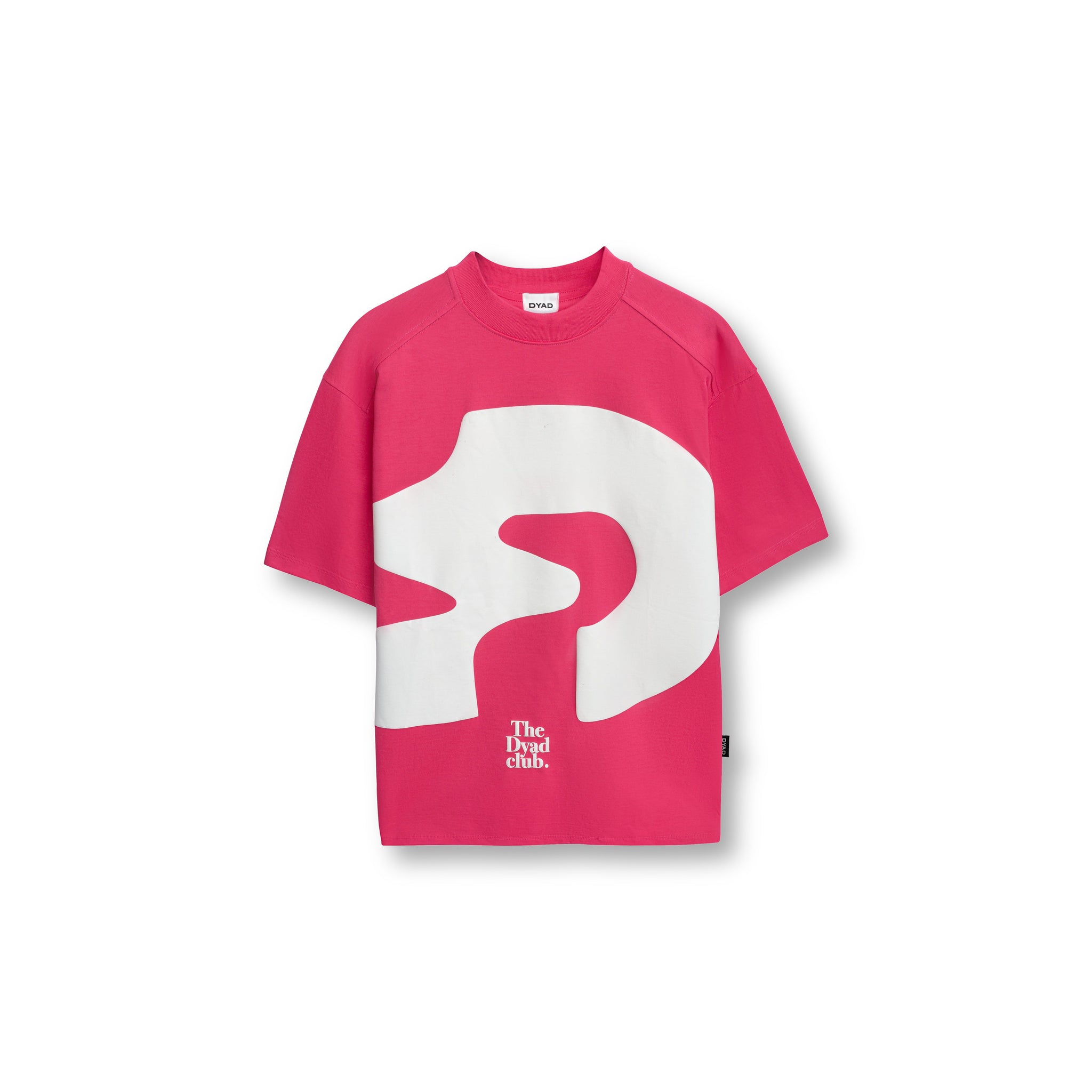 DYAD Loose-fit T-shirt with a 'D' prin - pink